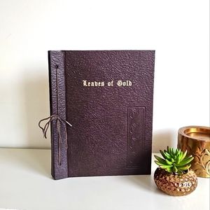 Vintage 1948 Spiritual Book, “Leaves Of Gold,” Edited By Clyde Francis Lytle